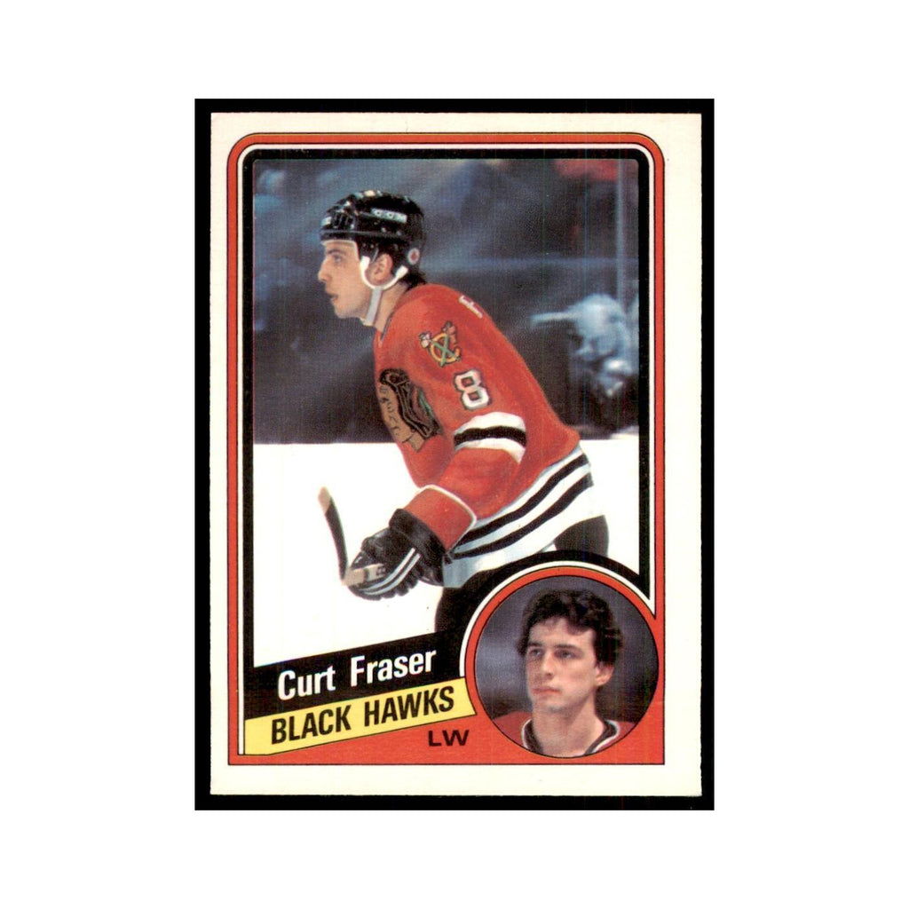 1984 O-Pee-Chee Curt Fraser Chicago Blackhawks #34
