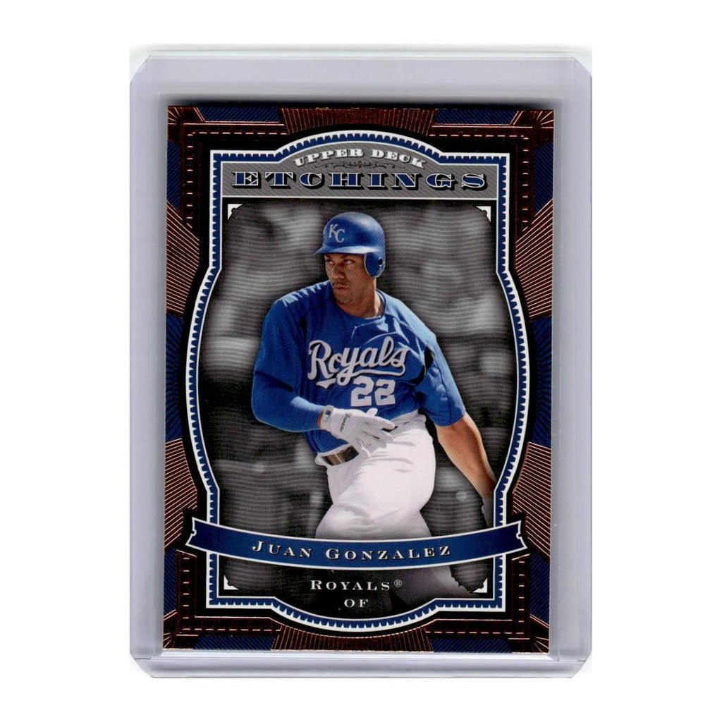 2004 Upper Deck Etchings Juan Gonzalez Royals #35