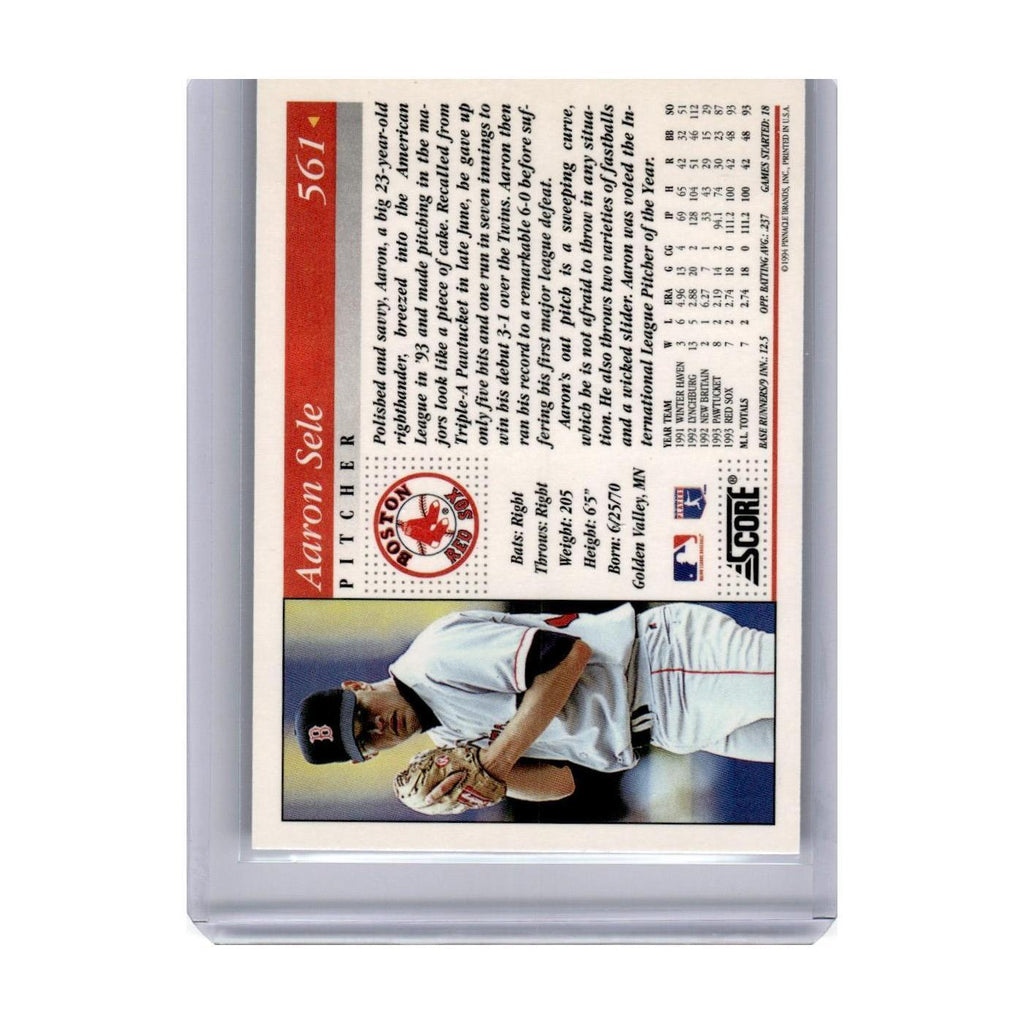 1994 Score Aaron Sele Red Sox #561