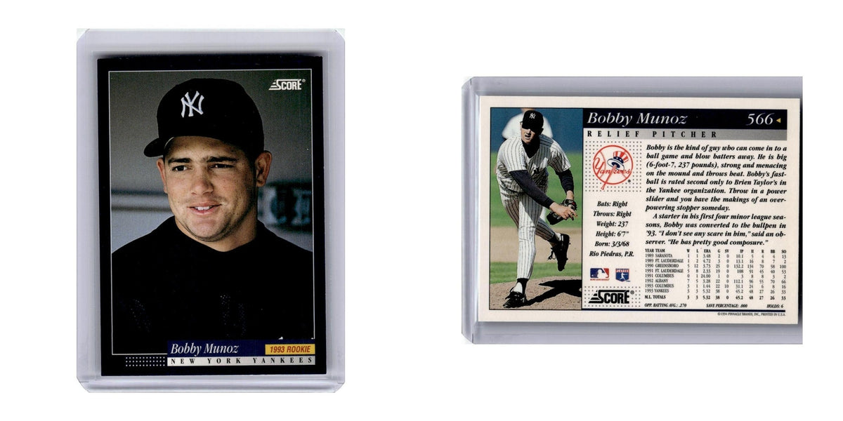 1994 Score Bobby Munoz Yankees #566