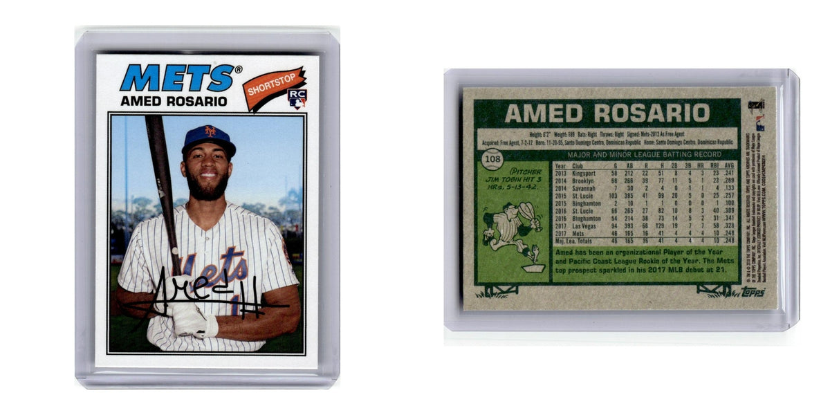 2018 Topps Archives Amed Rosario RC Mets #108