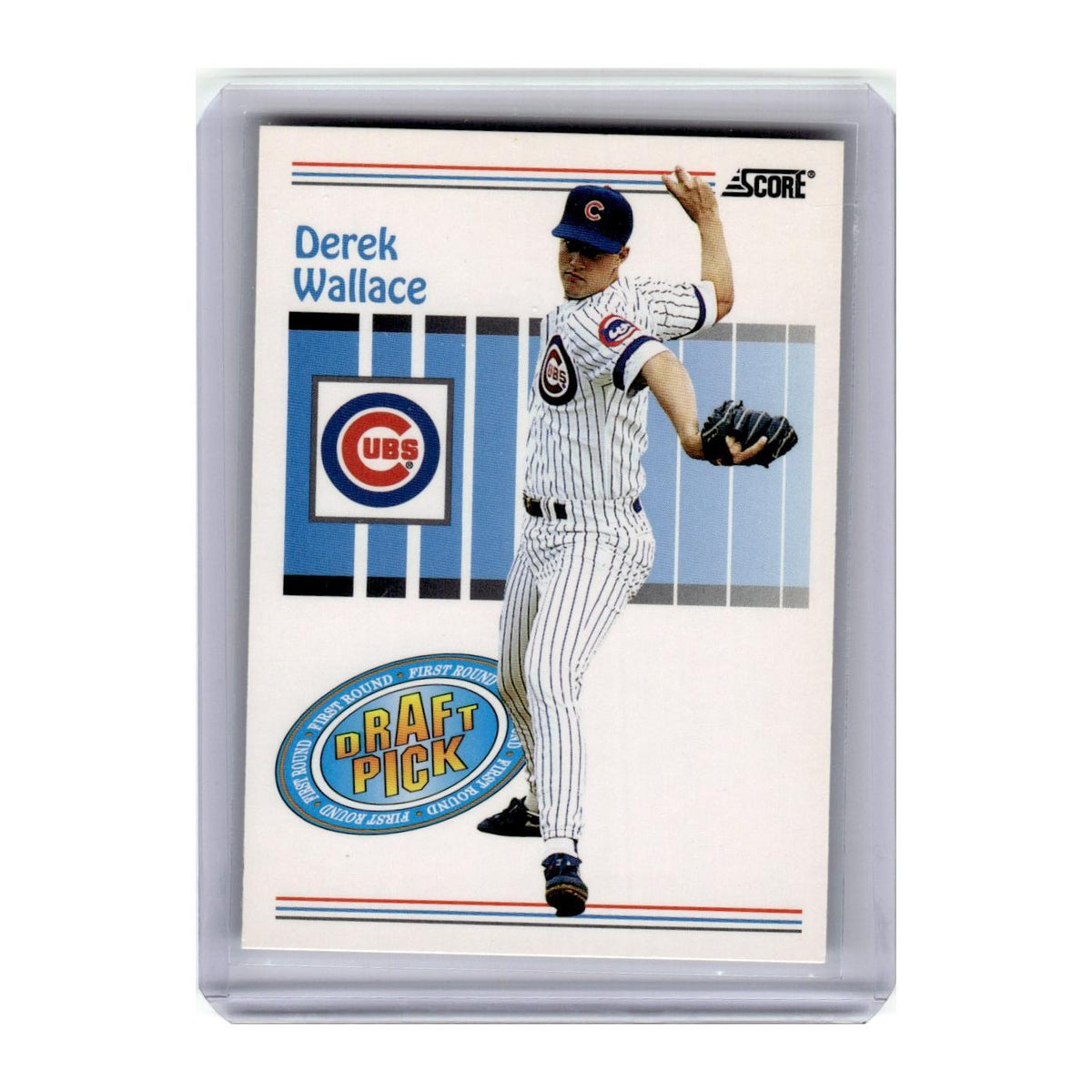 1993 Score Derek Wallace RC Cubs #492