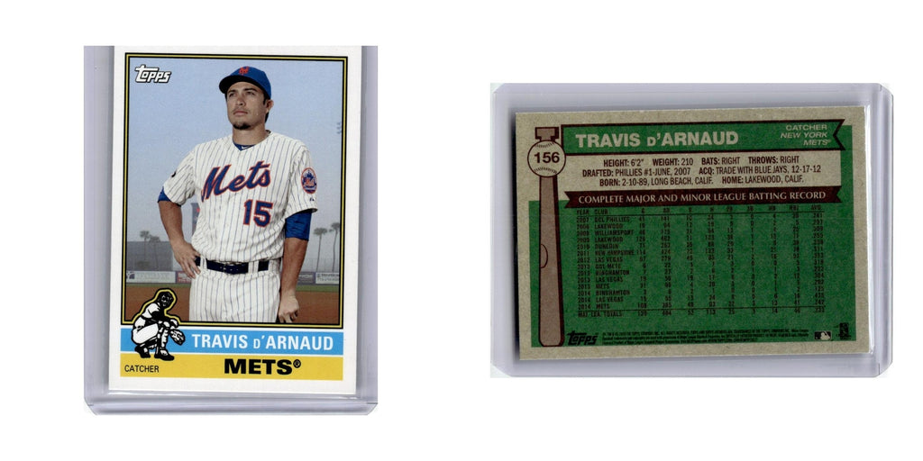 2018 Topps Archives Travis d'Arnaud Mets #156