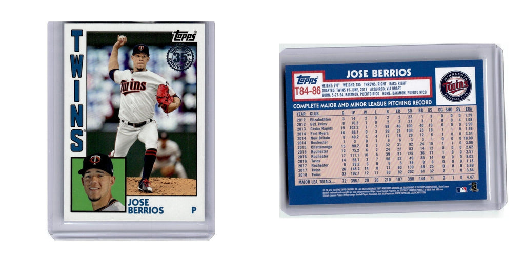 2019 Topps Jose Berrios Twins #T84-86