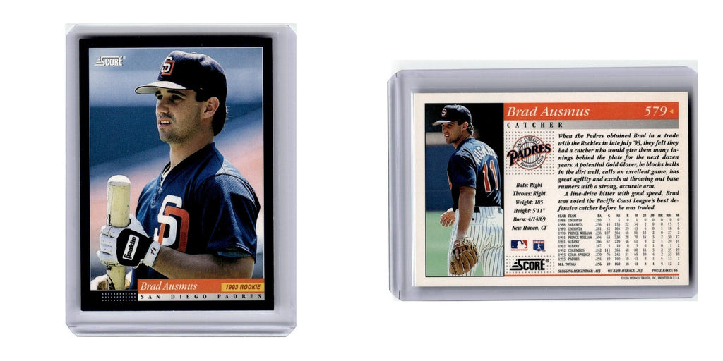 1994 Score Brad Ausmus Padres #579