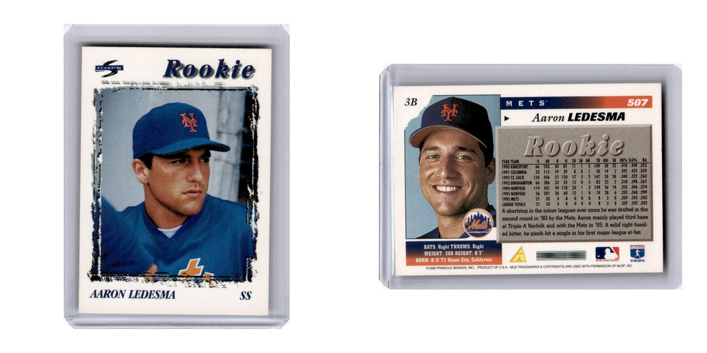 1996 Score Aaron Ledesma Mets #507