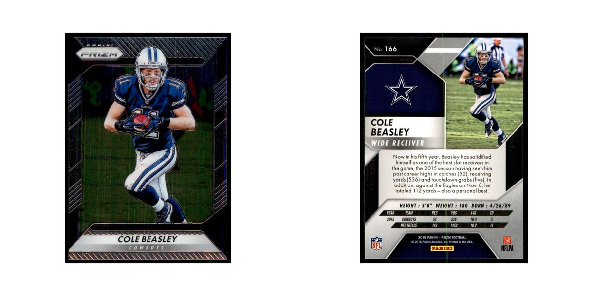 2016 Prizm Cole Beasley Football Cards #166