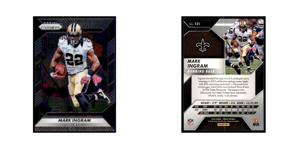 2016 Prizm Mark Ingram Football Cards #121
