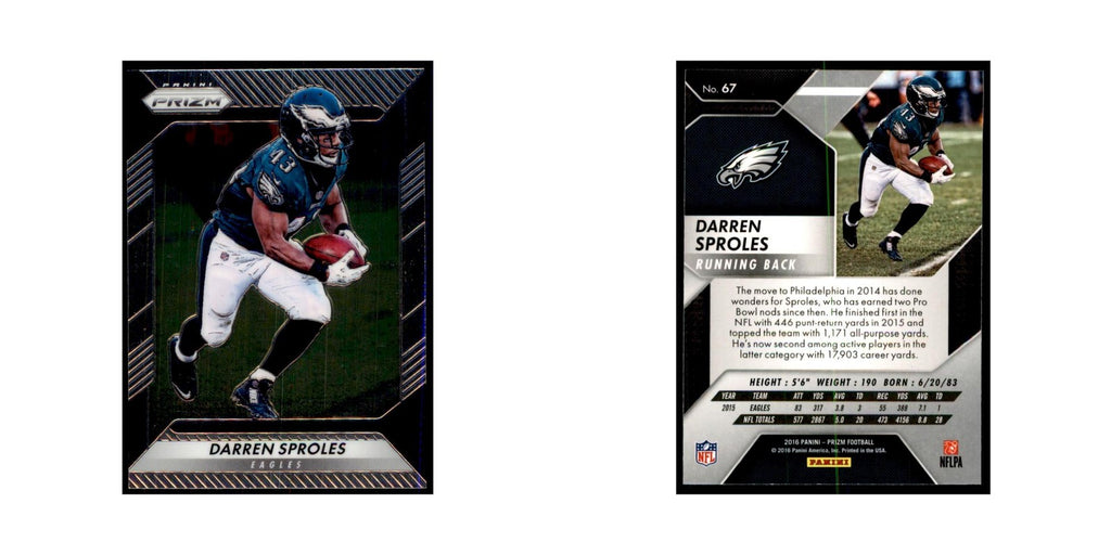 2016 Prizm Darren Sproles Football Cards #67