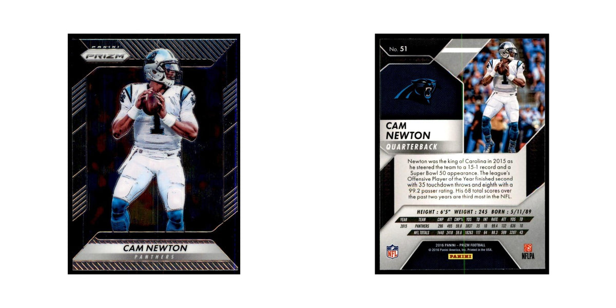 2016 Prizm Cam Newton Football Cards #51