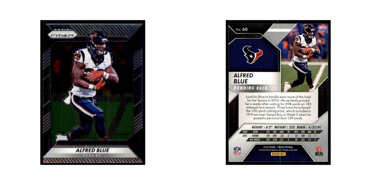2016 Prizm Alfred Blue Football Cards #60
