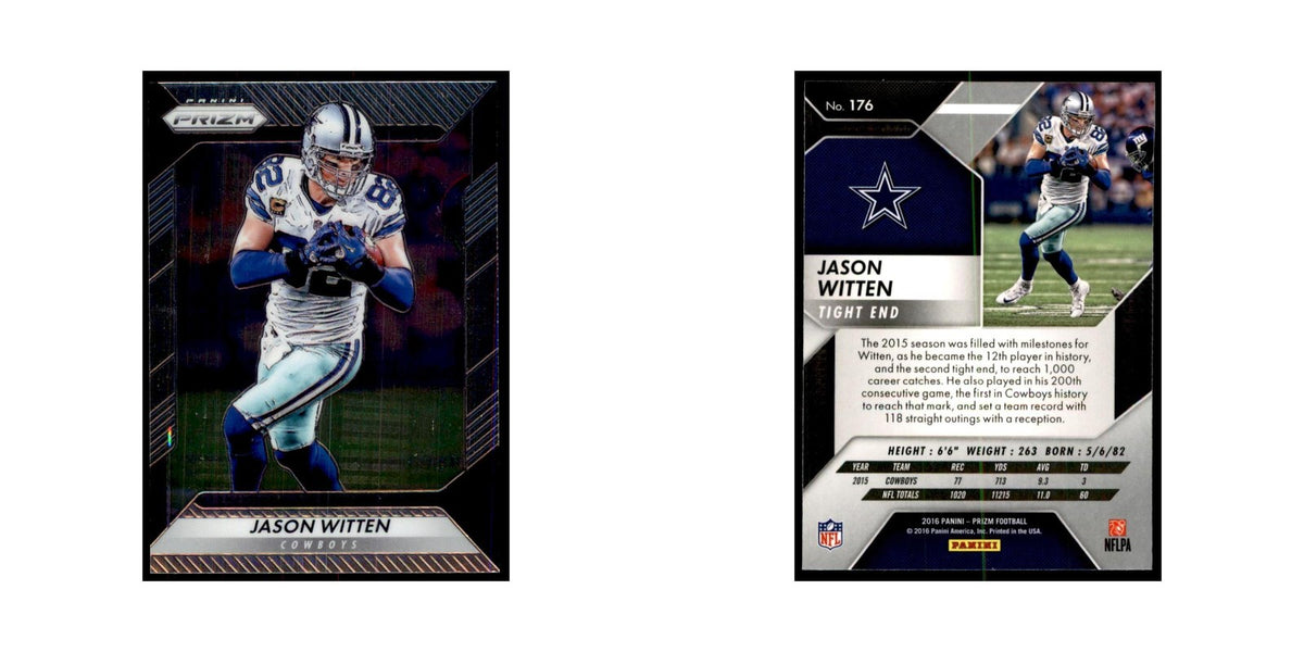 2016 Prizm Jason Witten Football Cards #176