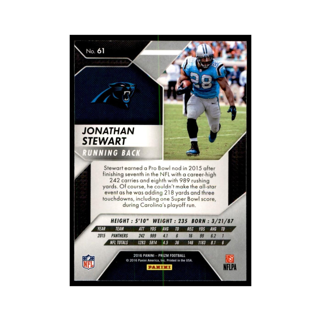 2016 Prizm Jonathan Stewart Football Cards #61