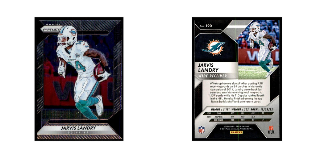 2016 Prizm Jarvis Landry Football Cards #190