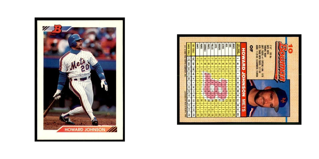 1992 Bowman Howard Johnson Baseball Cards #10