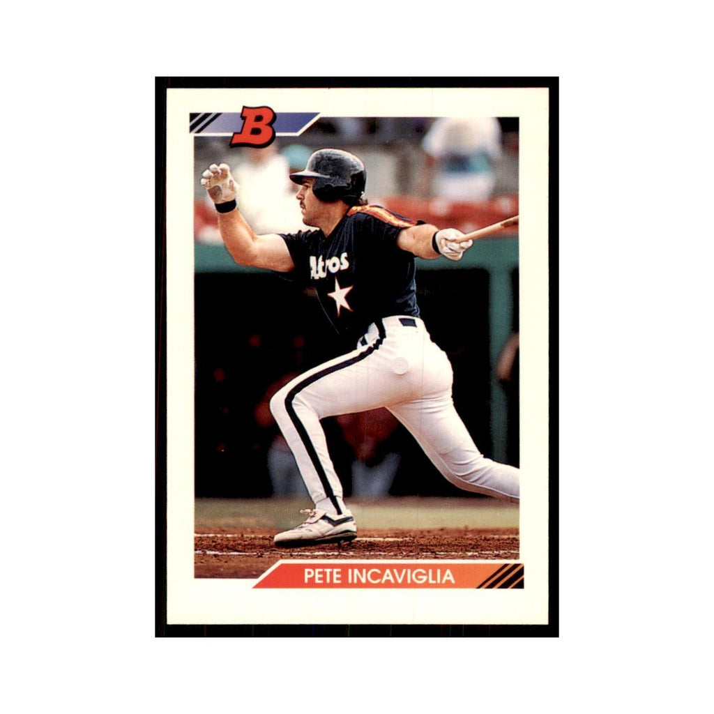 1992 Bowman Pete Incaviglia Baseball Cards #43