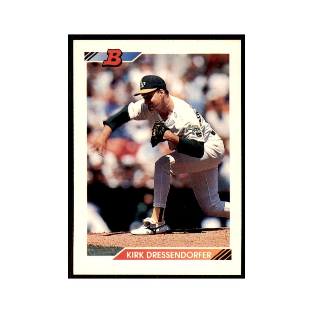 1992 Bowman Kirk Dressendorfer Baseball Cards #91