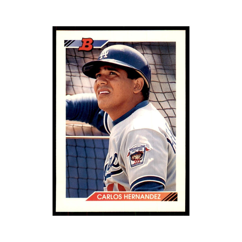 1992 Bowman Carlos Hernandez Baseball Cards #5