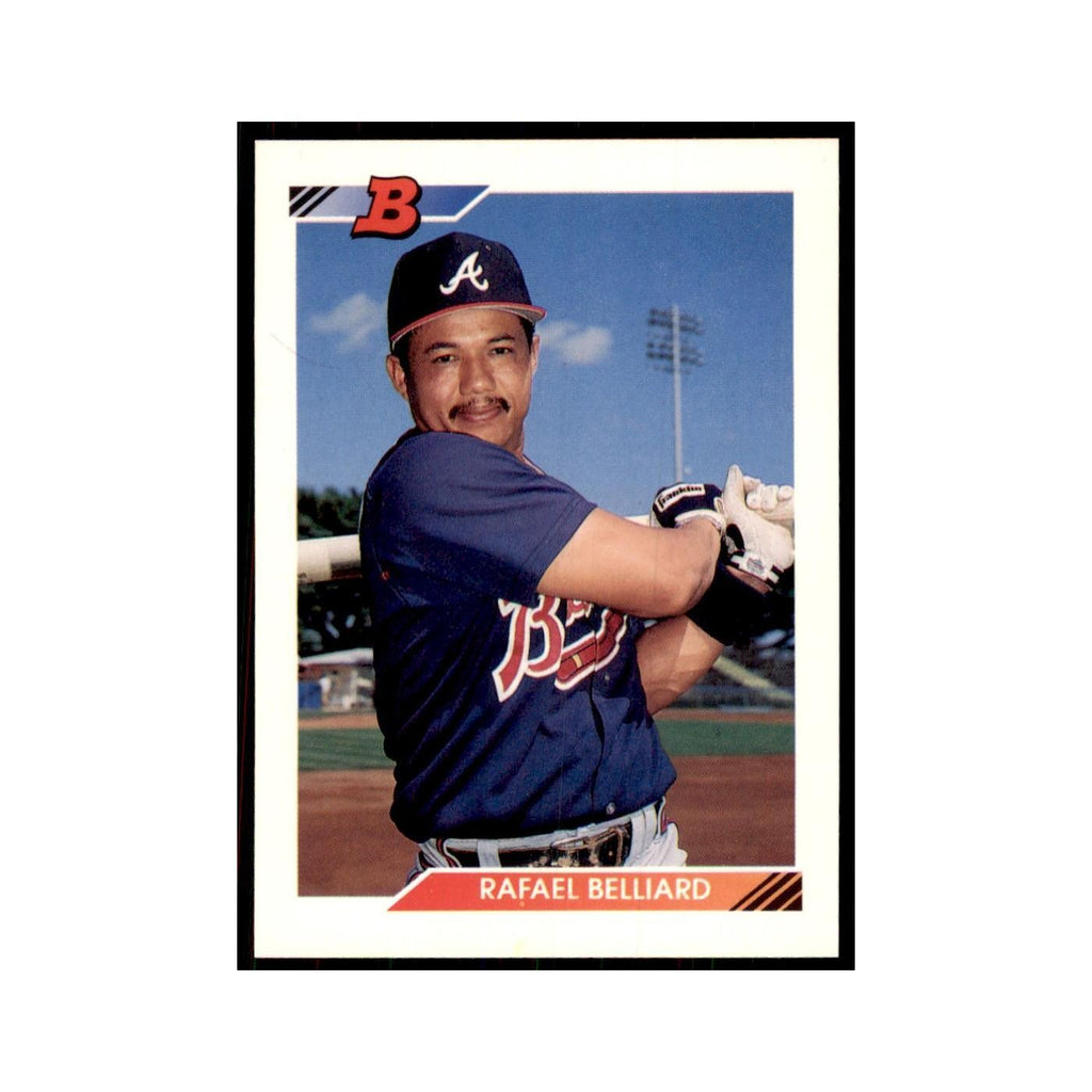 1992 Bowman Rafael Belliard Baseball Cards #75