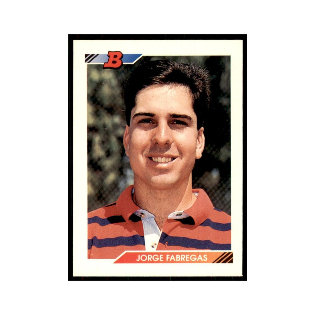1992 Bowman Jorge Fabregas Baseball Cards #8