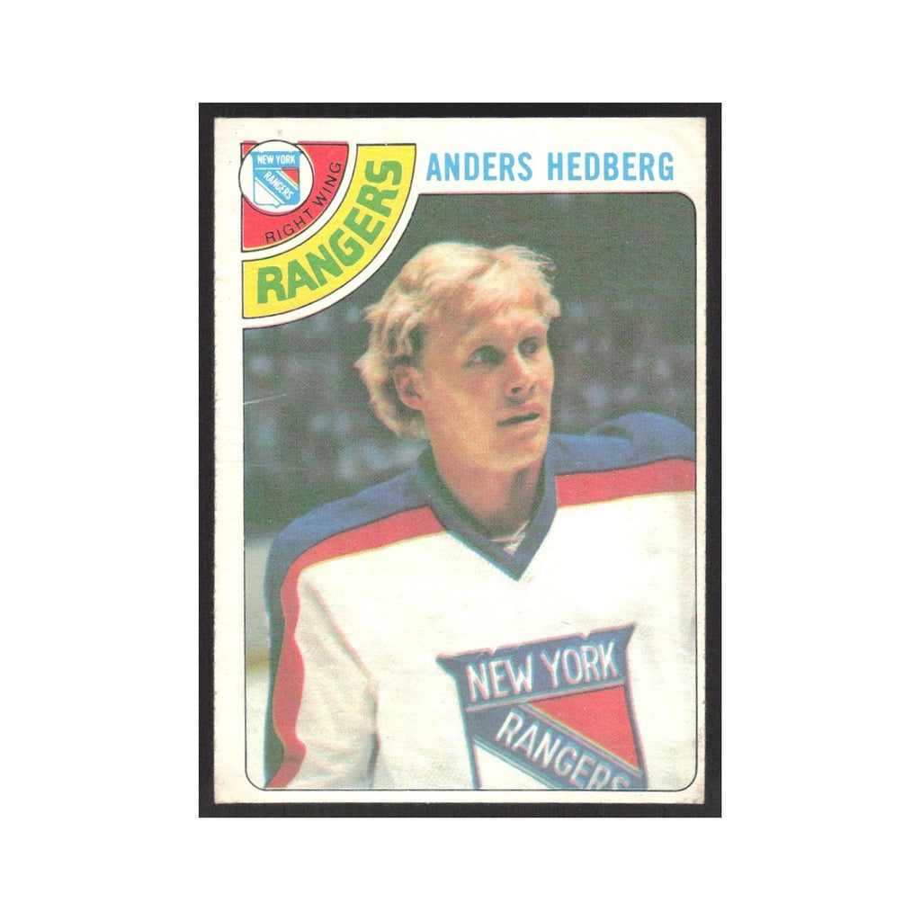 1978 Topps Anders Hedberg New York Rangers #25