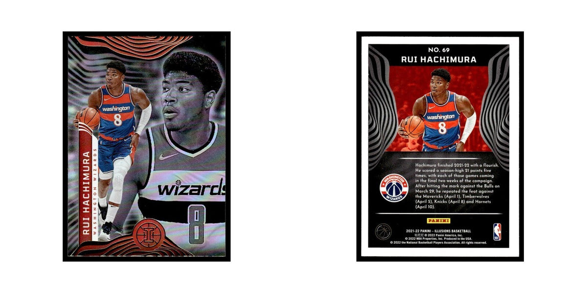Rui Hachimura 2021 Panini Illusions #69 Washington Wizards Basketball Card NM