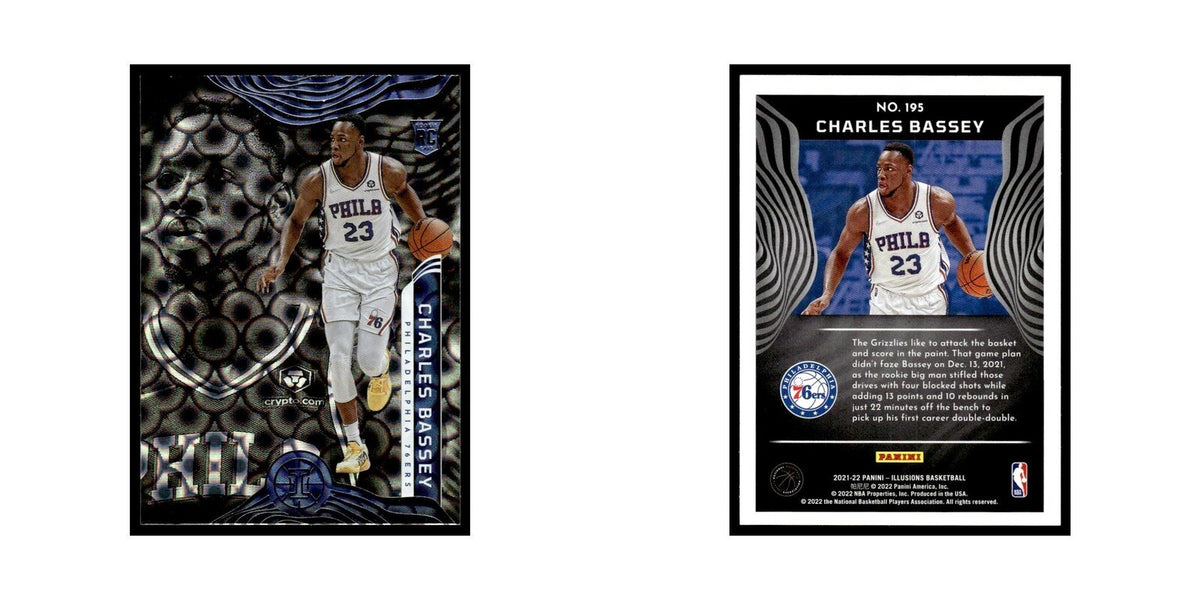 Charles Bassey Rookie 2021 Panini Illusions #195 Philadelphia 76ers NM