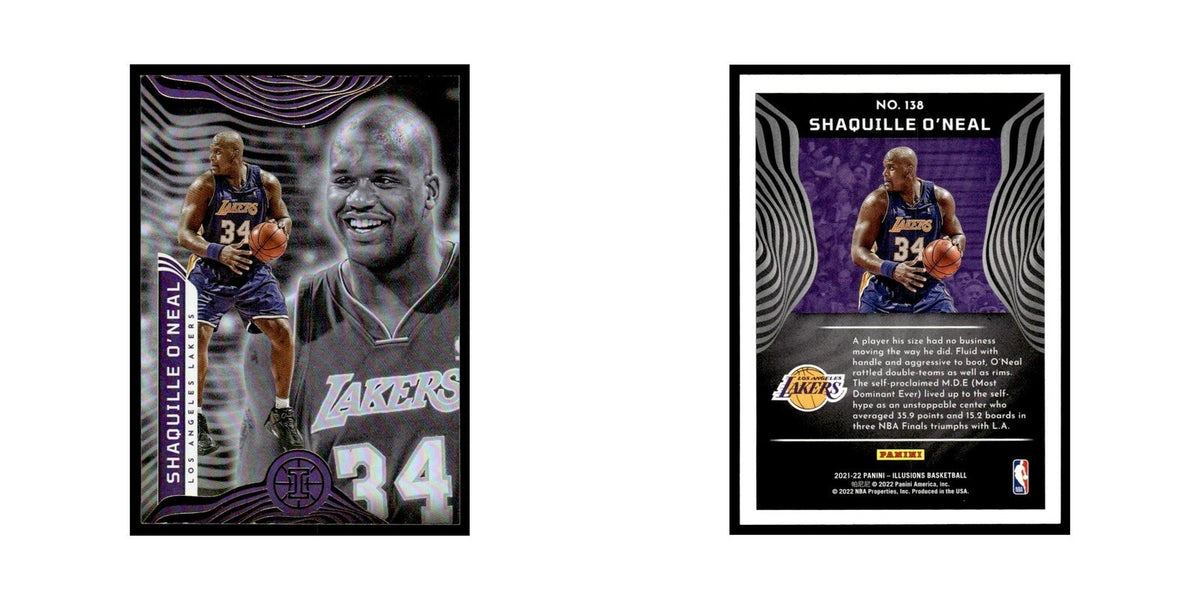 Shaquille O'Neal 2021 Panini Illusions #138 Los Angeles Lakers NM