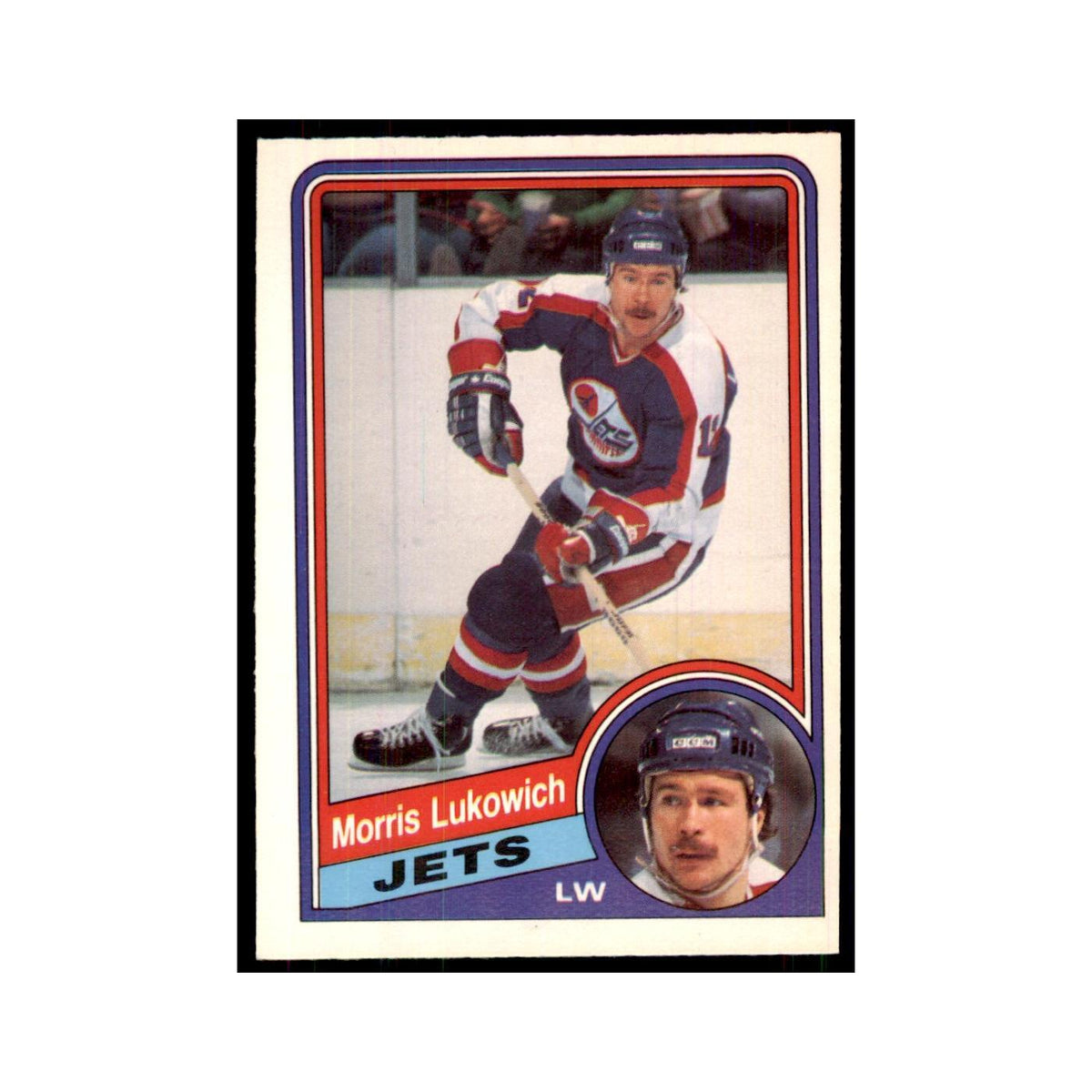 1984 O-Pee-Chee Morris Lukowich Winnipeg Jets #340