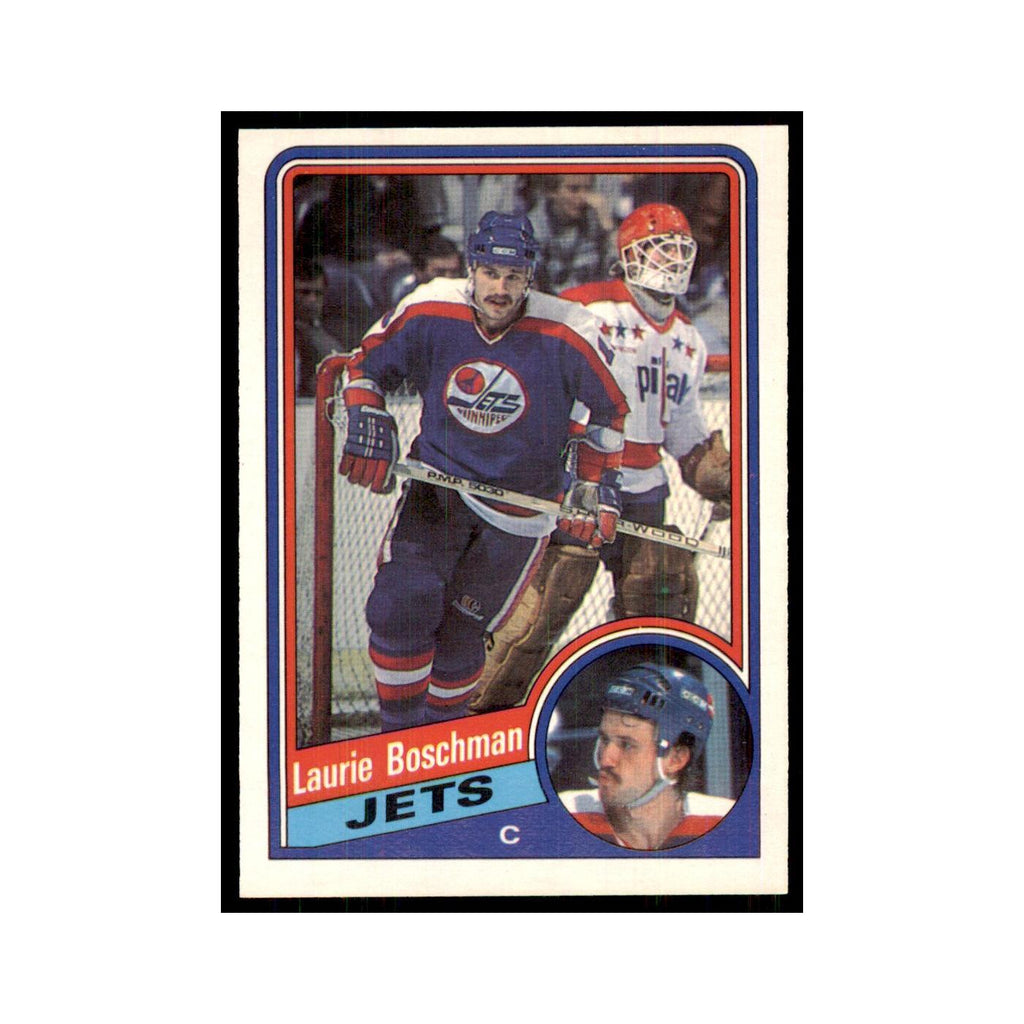 1984 O-Pee-Chee Laurie Boschman Winnipeg Jets #335