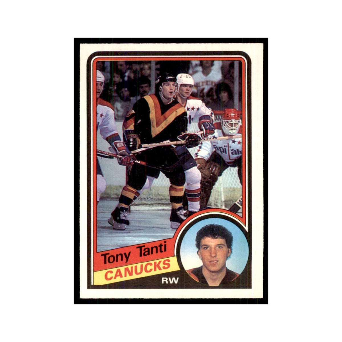 1984 O-Pee-Chee Tony Tanti Vancouver Canucks #332