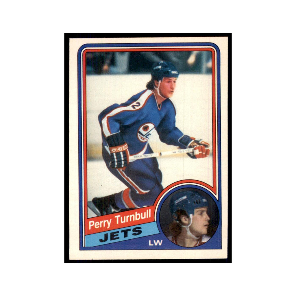 1984 O-Pee-Chee Perry Turnbull Winnipeg Jets #349