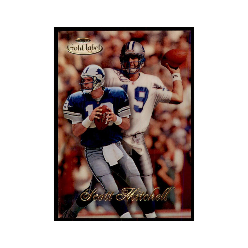 1998 Topps Gold Label Scott Mitchell Football Cards #58