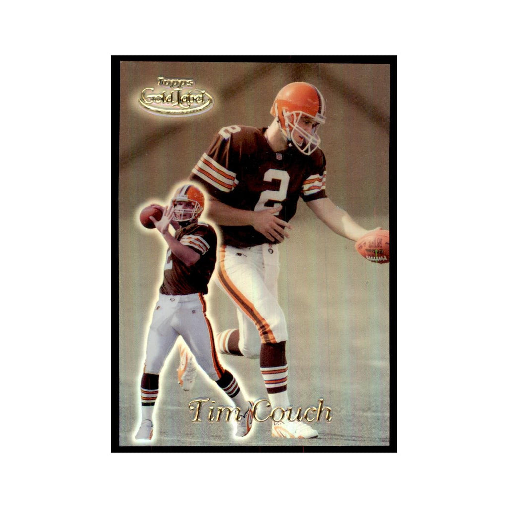 1999 Topps Gold Label Tim Couch Football Cards #80