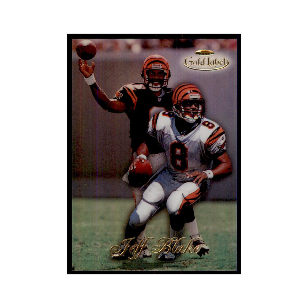 1998 Topps Gold Label Jeff Blake Football Cards #56