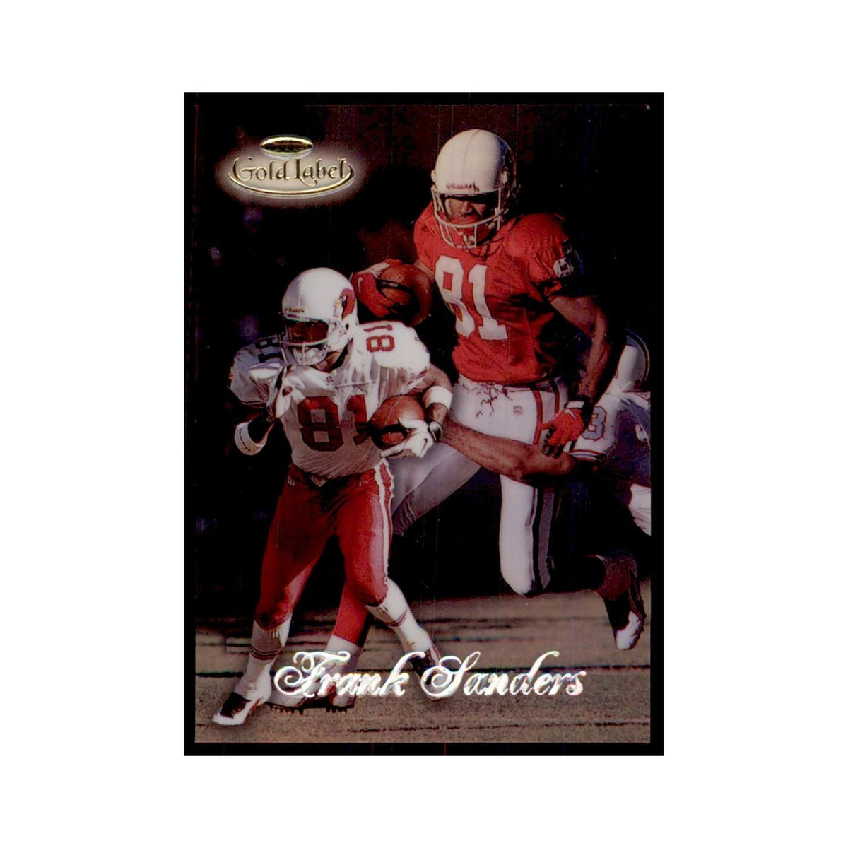 1998 Topps Gold Label Frank Sanders Football Cards #33