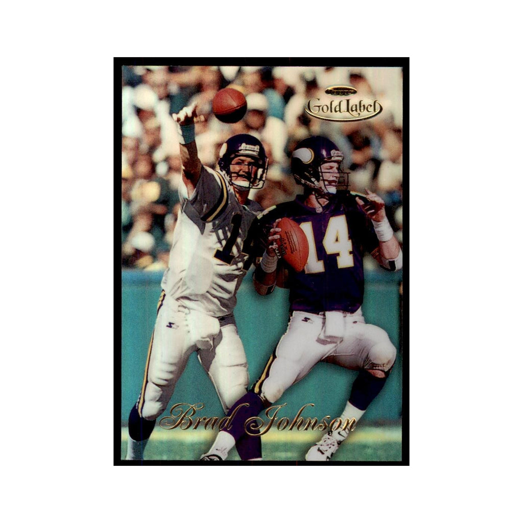 1998 Topps Gold Label Brad Johnson Football Cards #29