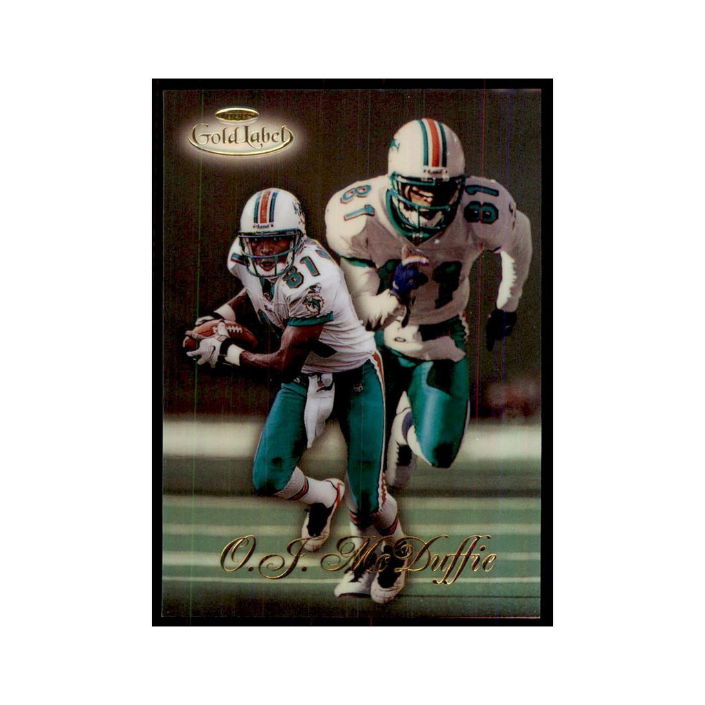 1998 Topps Gold Label O.J. McDuffie Football Cards #97