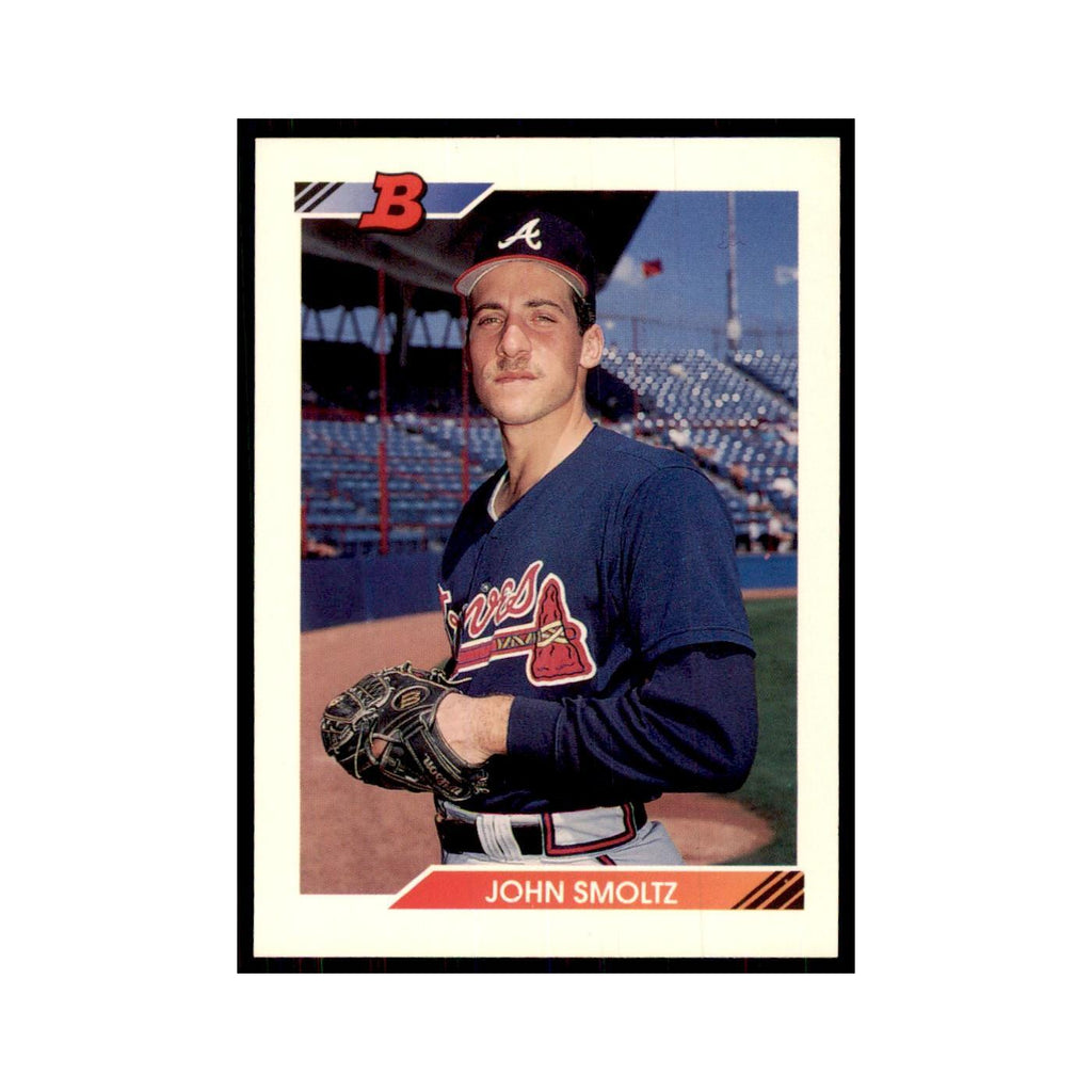 1992 Bowman John Smoltz Baseball Cards #347