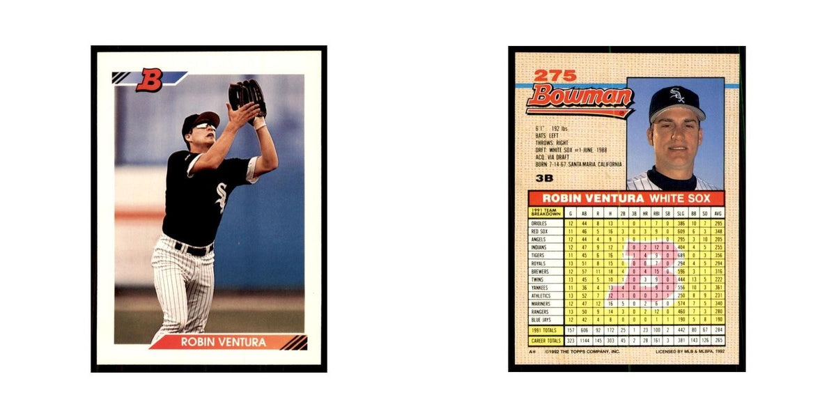 1992 Bowman Robin Ventura Baseball Cards #275