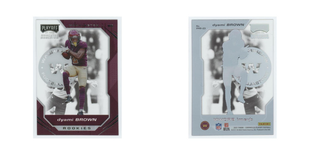Dyami Brown 2021 Panini Chronicles Playoff Momentum Rookies #PMR-23 NM