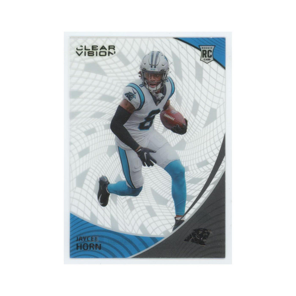 Jaycee Horn 2021 Panini Chronicles Clear Vision Rookies #CVR-7 Panthers NM