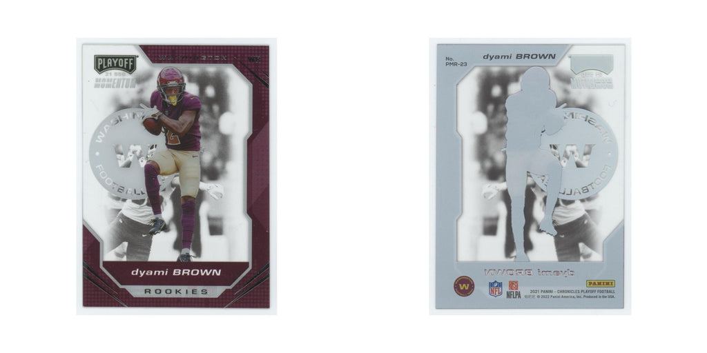 Dyami Brown 2021 Panini Chronicles Playoff Momentum Rookies #PMR-23 NM