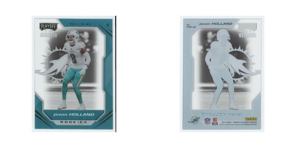 Jevon Holland 2021 Panini Chronicles Playoff Momentum Rookies #PMR-38 NM