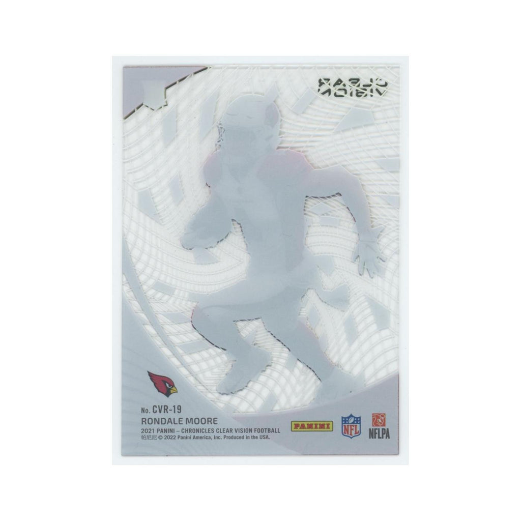 Rondale Moore 2021 Panini Chronicles Clear Vision Rookies #CVR-19 Cardinals NM