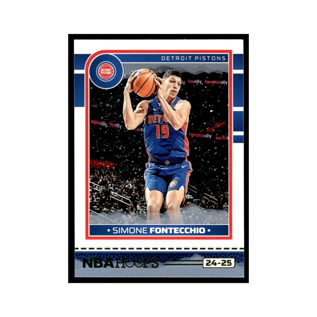Simone Fontecchio 2024 NBA Hoops #16 Detroit Pistons Basketball Card NM