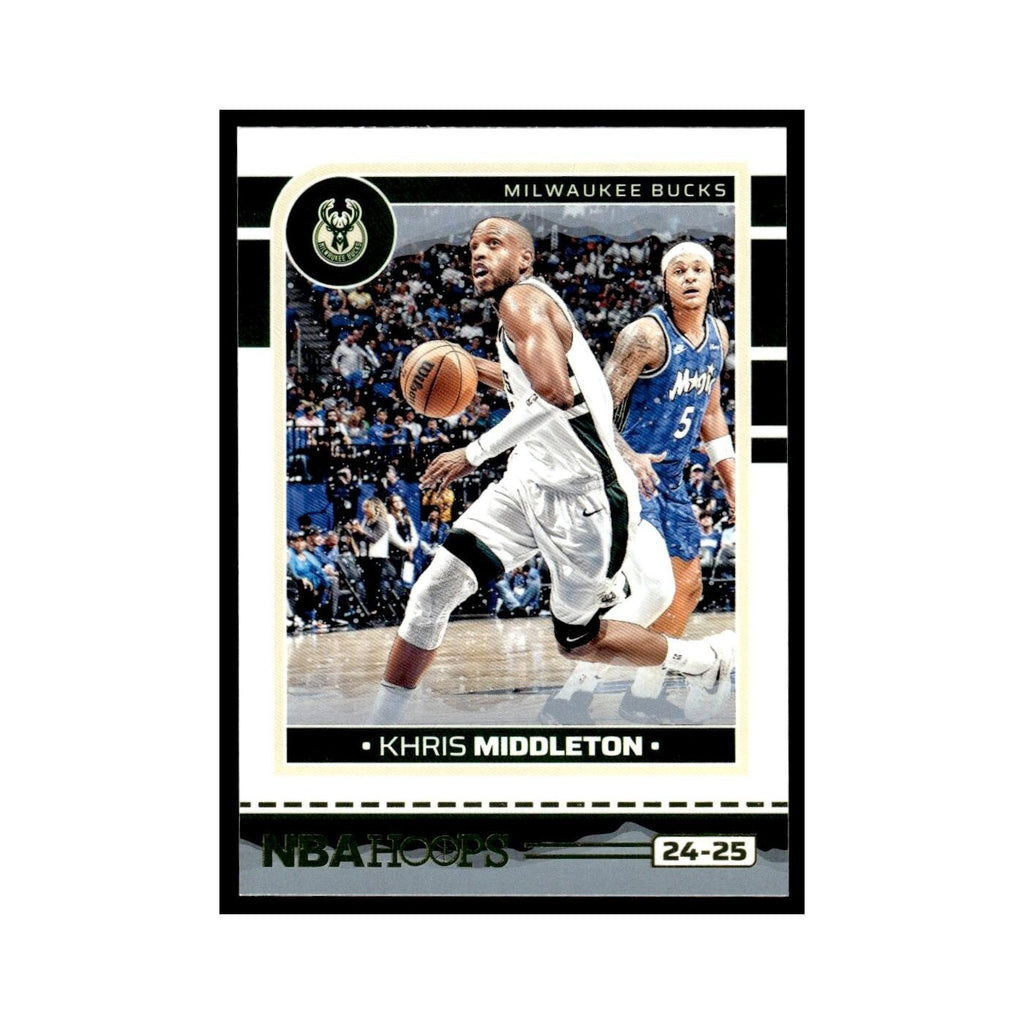 Khris Middleton 2024 NBA Hoops #22 Milwaukee Bucks Basketball Card NM