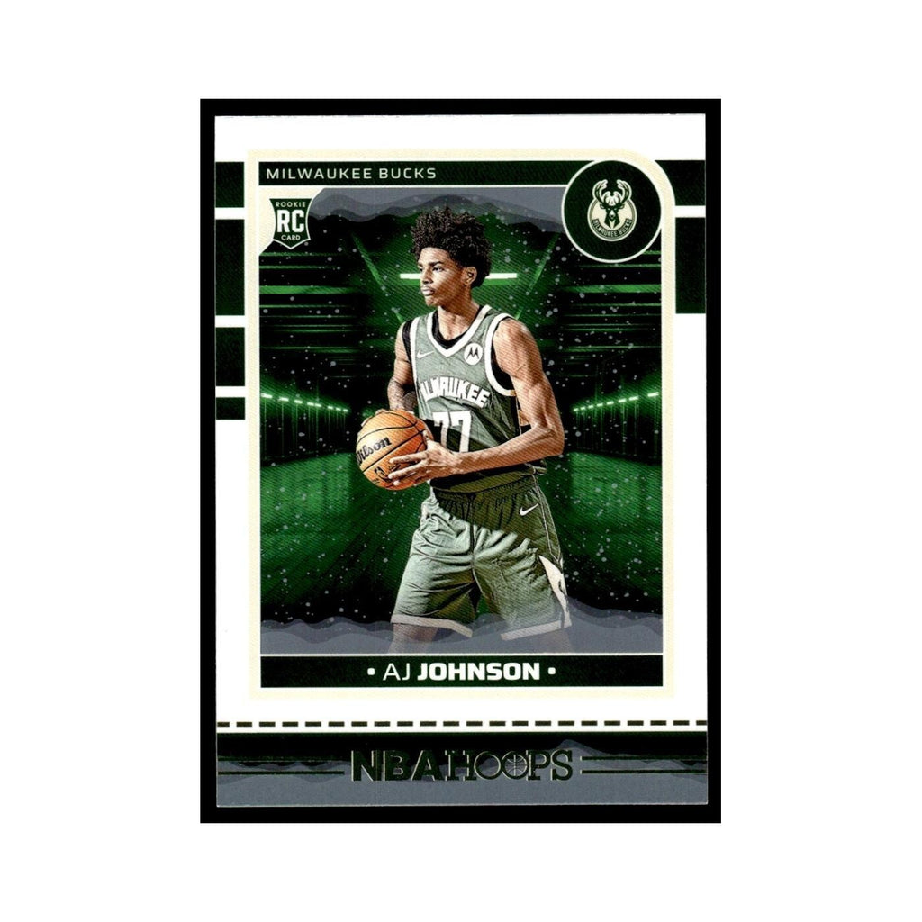 AJ Johnson Rookie 2024 NBA Hoops #253 Milwaukee Bucks Basketball Card NM