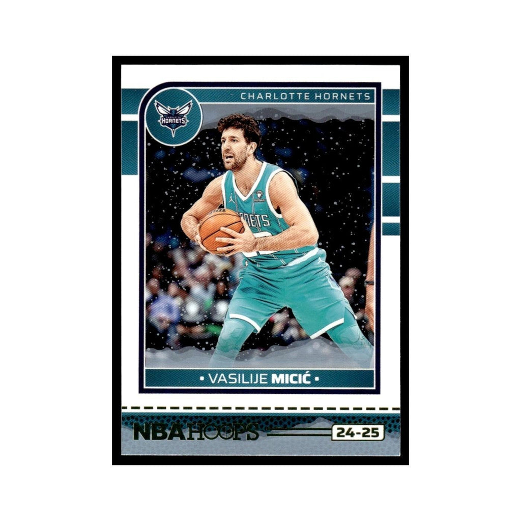 Vasilije Micic 2024 NBA Hoops #180 Charlotte Hornets Basketball Card NM