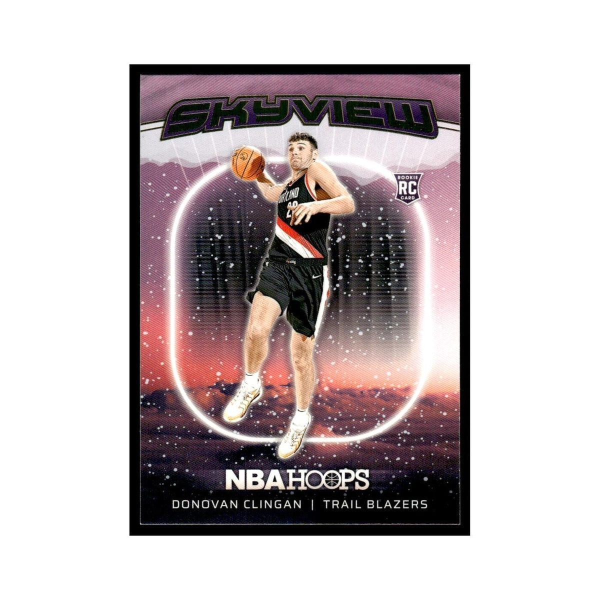 Donovan Clingan Rookie 2024 NBA Hoops #18 Portland Trail Blazers NM